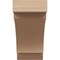 Ekena Millwork 3-inch W x 6-inch D x 6-inch H Aspen Rough Cedar Woodgrain TimberThane Knee Brace, Primed BRCUR03X06X06ASPRCPR - alternate 4